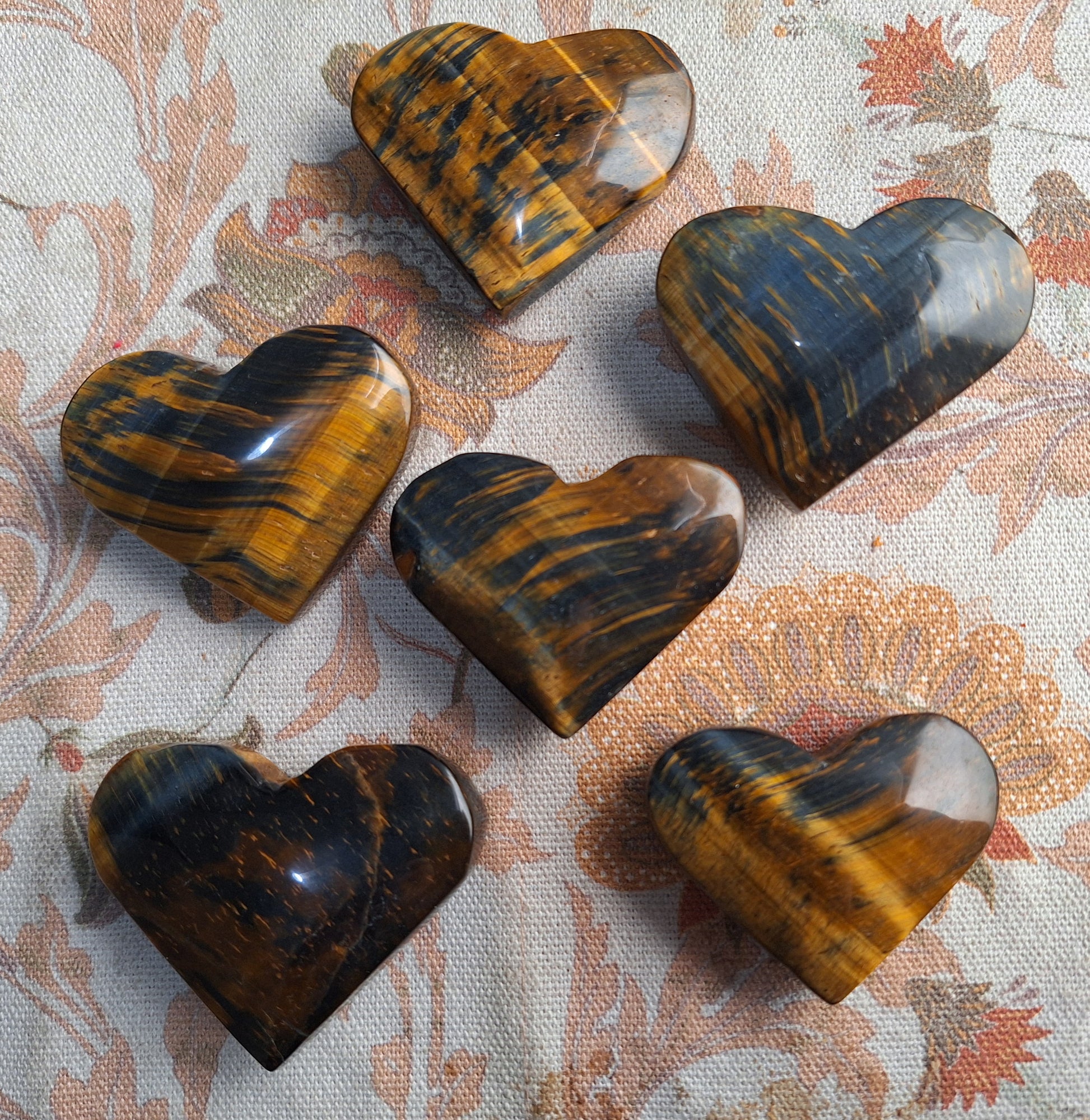 Hawkseye - Blue Tiger Eye - Heart