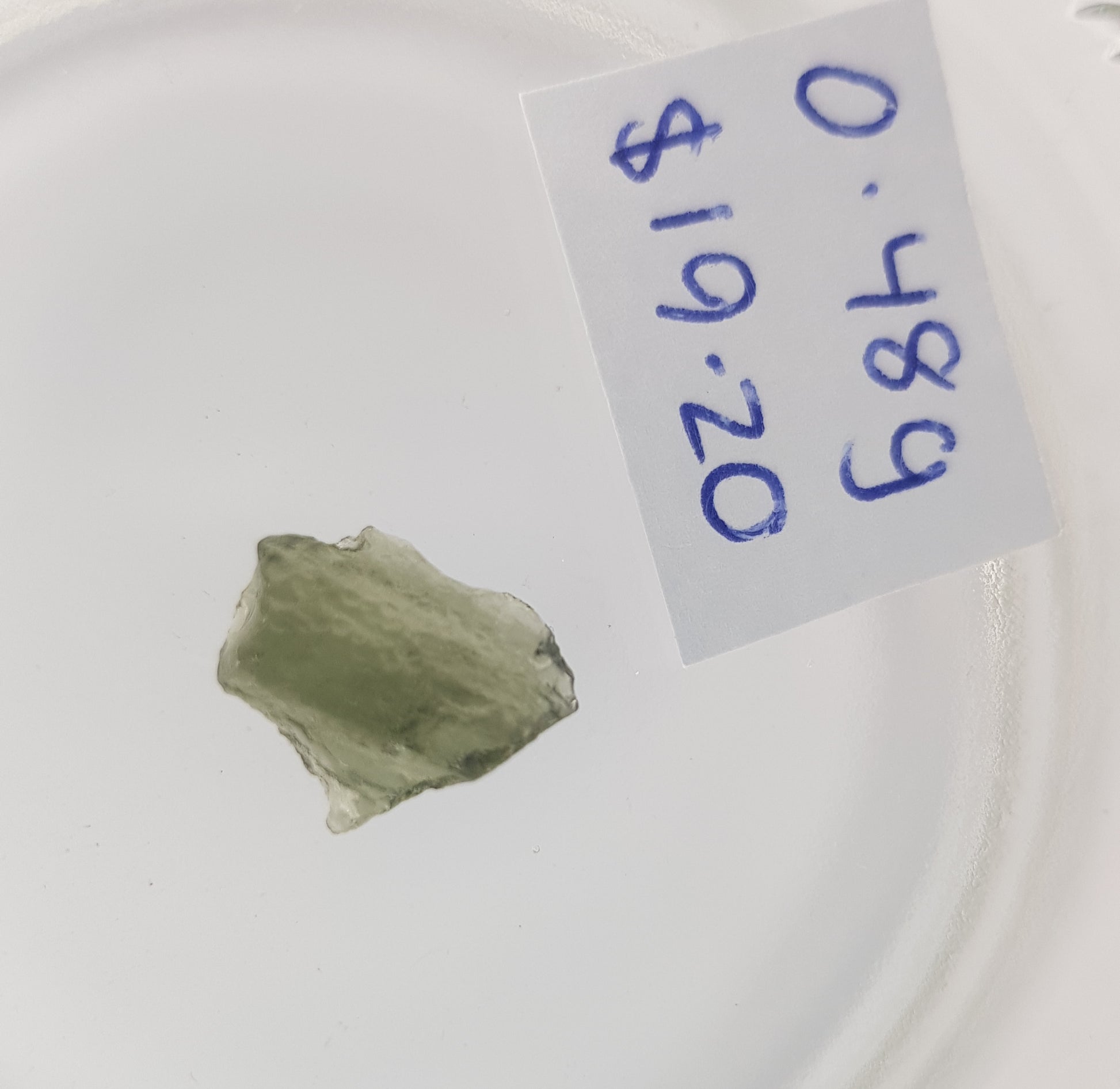 Moldavite Tektite .48gr