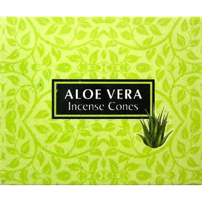Aloe Vera Incense Cones - 10 Cones
