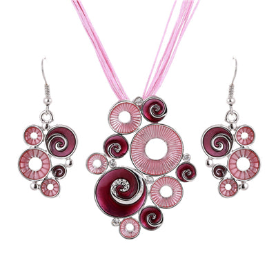 Enamel African Style Jewellery Sets