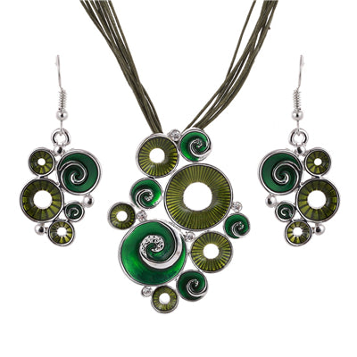 Enamel African Style Jewellery Sets