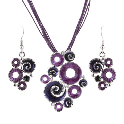 Enamel African Style Jewellery Sets