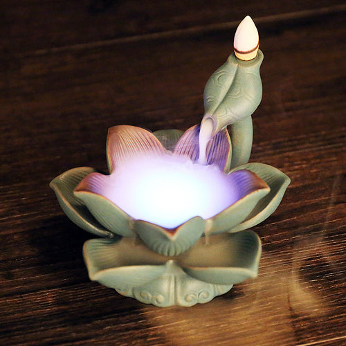 Backflow Burner - LED Lotus