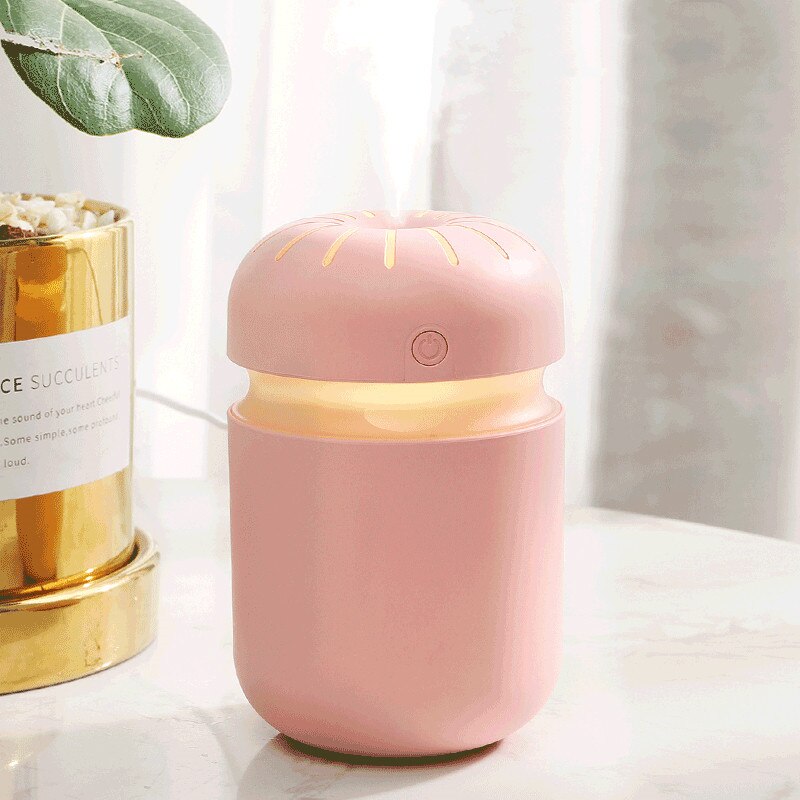 Ultrasonic Air Humidifier - Essential Oil Diffuser - 300ml USB