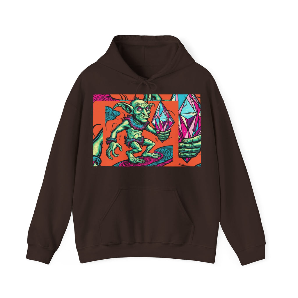 Crystal Goblin Hoodie | Unisex Sweatshirt "Get Ya Rocks Off Crystals" Design