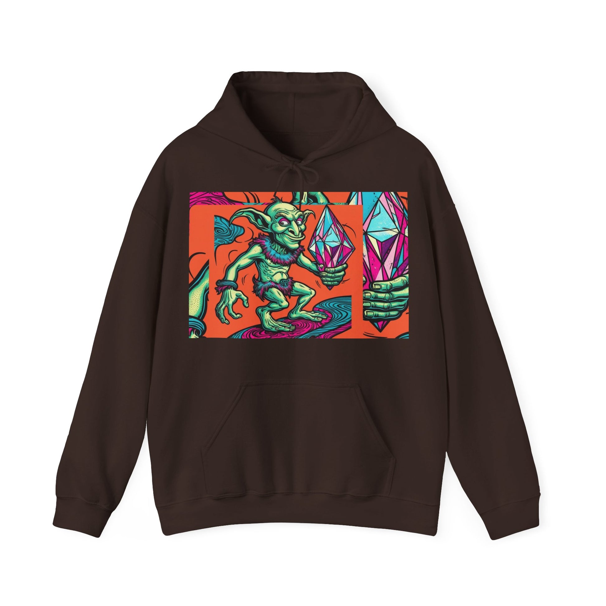 Crystal Goblin Hoodie | Unisex Sweatshirt "Get Ya Rocks Off Crystals" Design