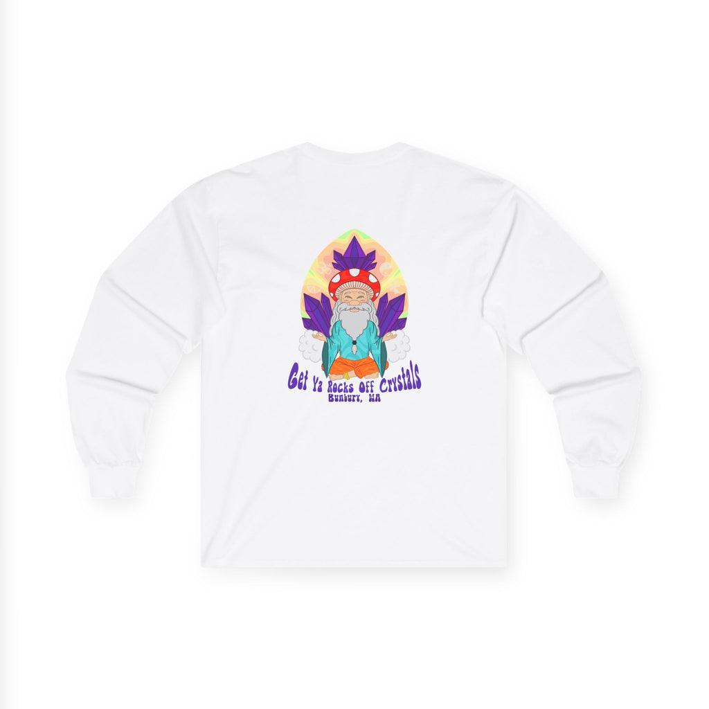 Chill Vibes Long Sleeve Tee - Unisex Cotton Shirt, Cat Lover Gifts, Crystal Enthusiast Apparel, 420 Celebration **Customizable Options**