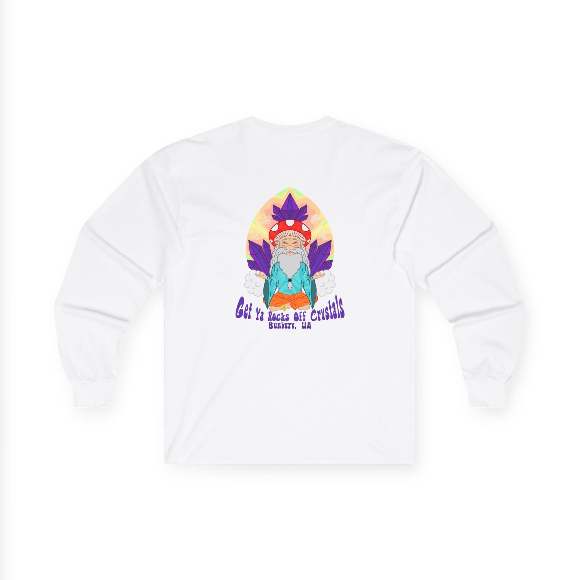 Chill Vibes Long Sleeve Tee - Unisex Cotton Shirt, Cat Lover Gifts, Crystal Enthusiast Apparel, 420 Celebration **Customizable Options**