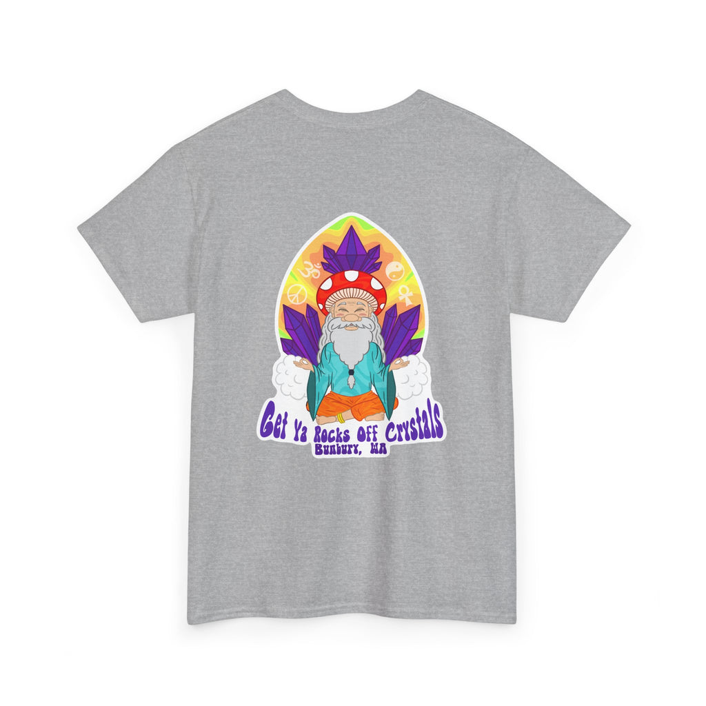 Mystical Graphic Tee, Unisex Heavy Cotton Tee, Bohemian Style Shirt, Gift for Spirituality, Witchy Fashion, Crystal Lover T-Shirt