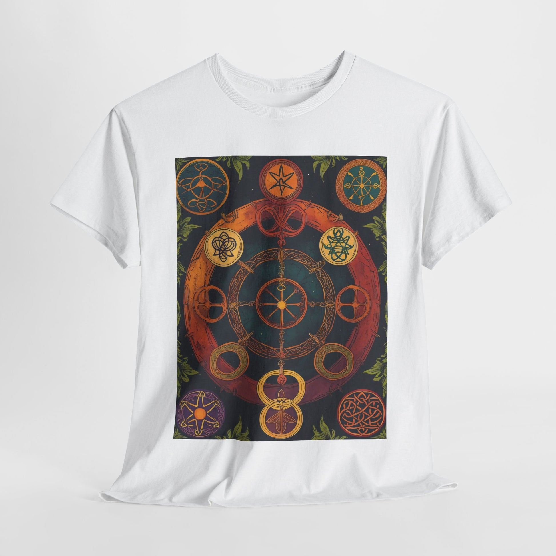 Pagan Symbology Graphic Tee - GYROC Custom Unisex