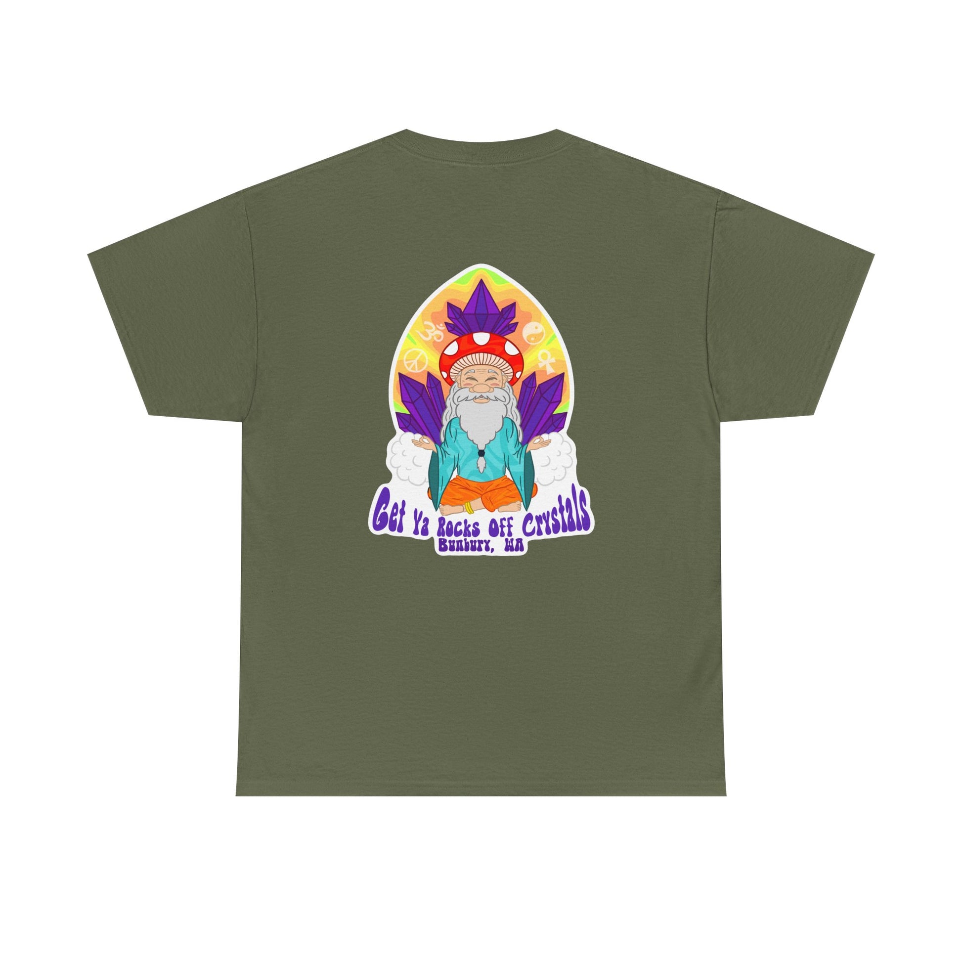 Mystical Art Unisex Heavy Cotton Tee, Trendy T-Shirt, Spiritual Vibes Tee, Gifting for Holidays, Everyday Wear