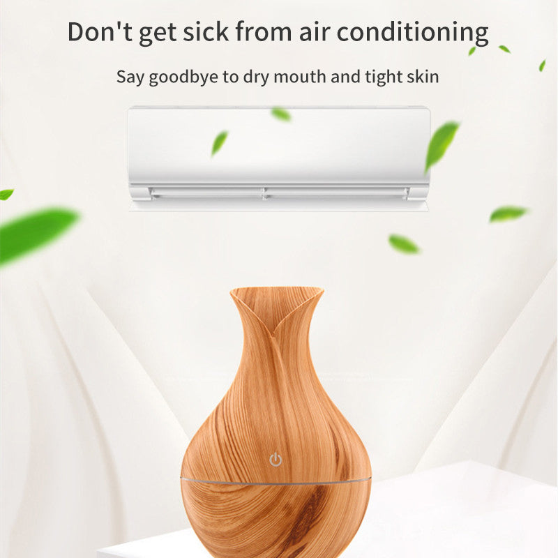 Wood Grain Aromatherapy Humidifier