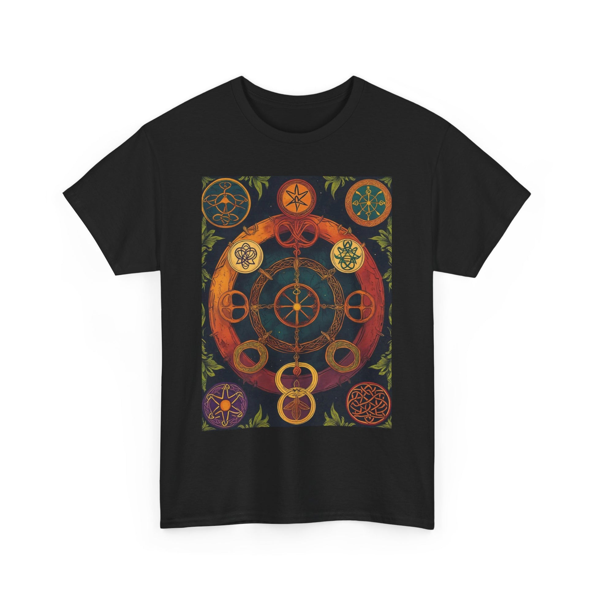 Pagan Symbology Graphic Tee - GYROC Custom Unisex