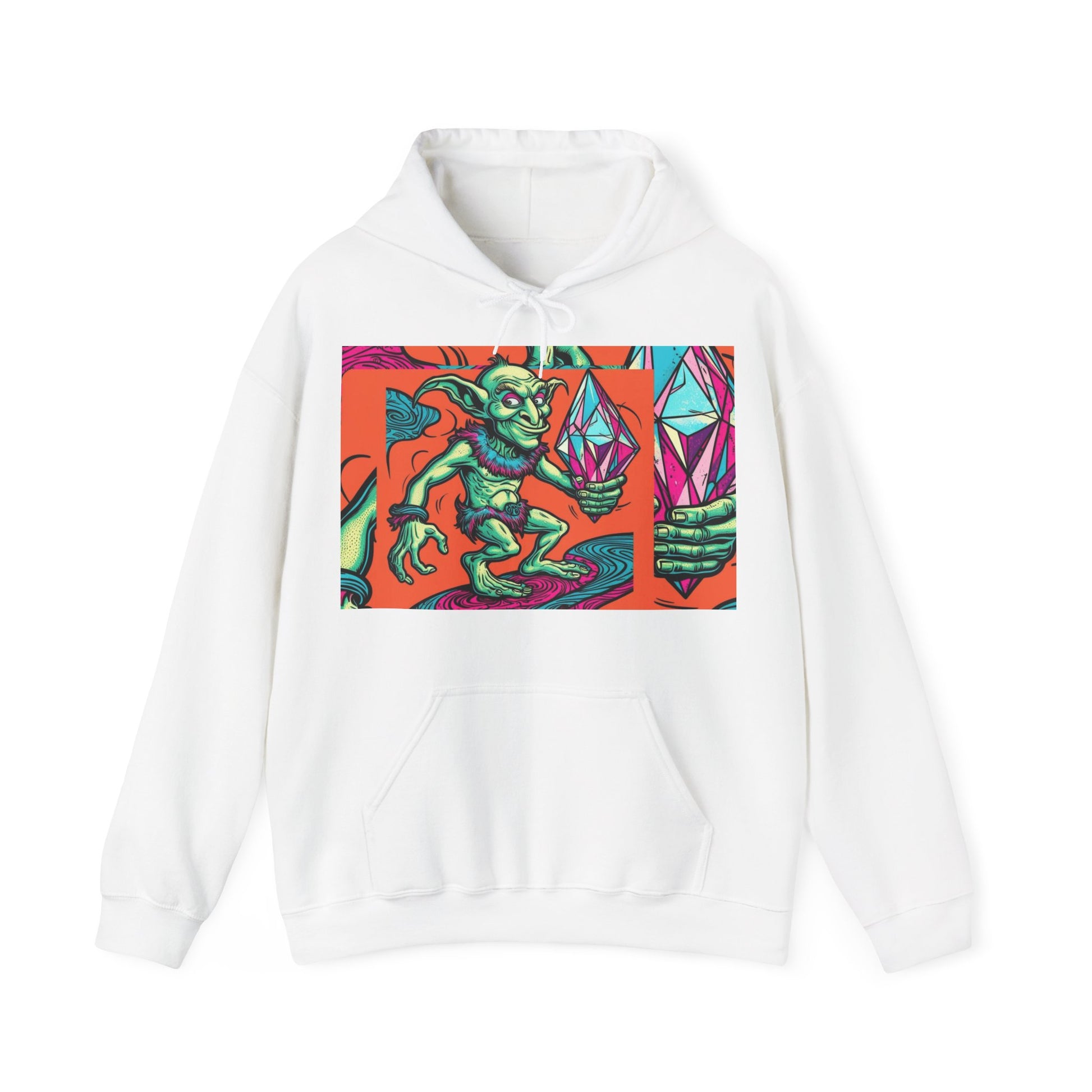 Crystal Goblin Hoodie | Unisex Sweatshirt "Get Ya Rocks Off Crystals" Design