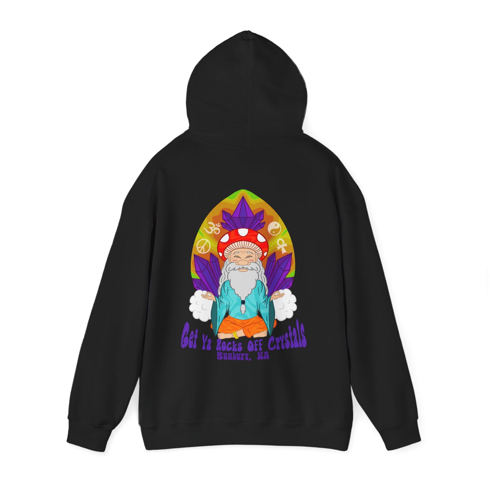 Crystal Goblin Hoodie | Unisex Sweatshirt "Get Ya Rocks Off Crystals" Design