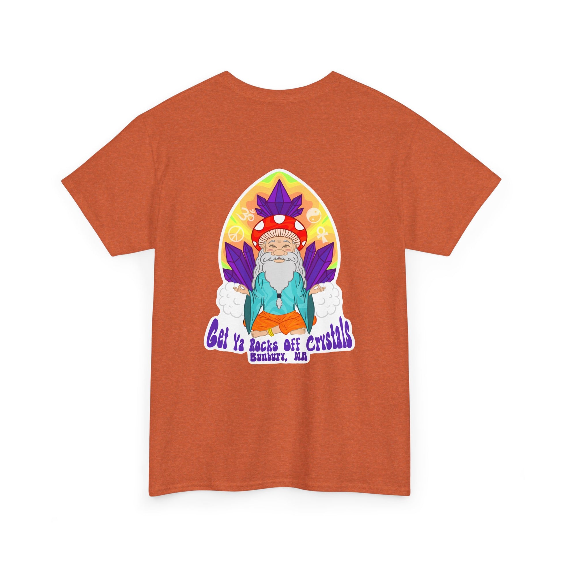 Bohemian Garden Tee - Sun and Moon Design, Spiritual Gift, Festival Wear, Unisex Cotton T-Shirt, Meditation Top, Nature Lover's Style
