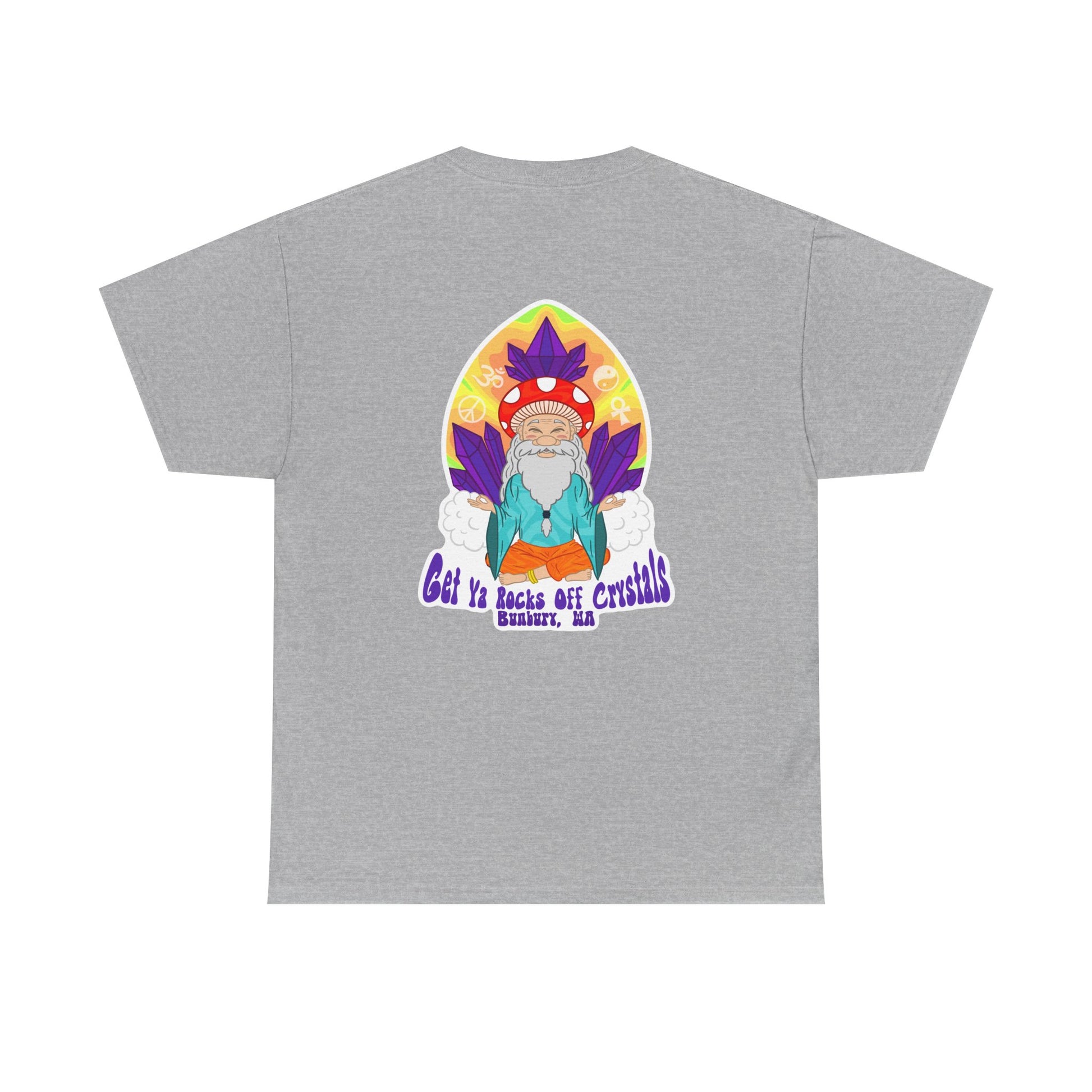 Mystical Graphic Tee, Unisex Heavy Cotton Tee, Bohemian Style Shirt, Gift for Spirituality, Witchy Fashion, Crystal Lover T-Shirt