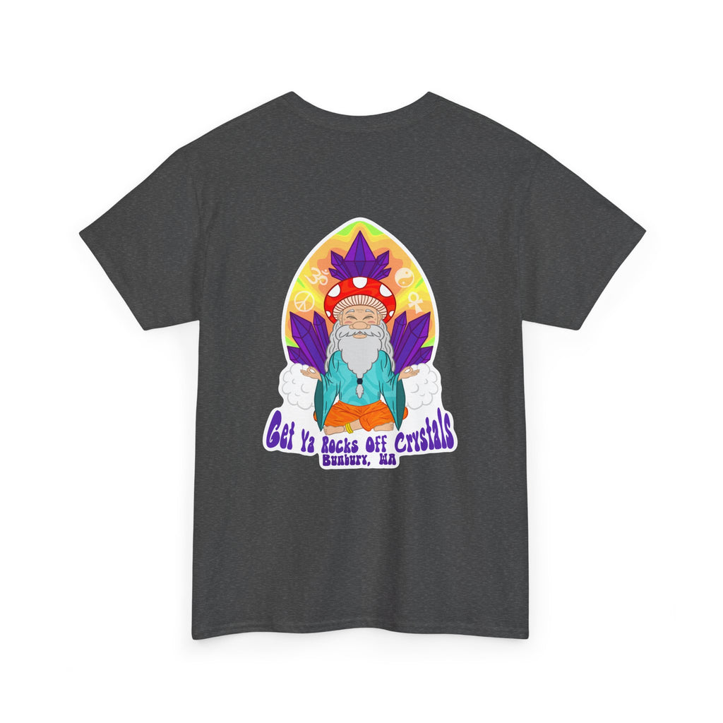 Mystical Graphic Tee, Unisex Heavy Cotton Tee, Bohemian Style Shirt, Gift for Spirituality, Witchy Fashion, Crystal Lover T-Shirt