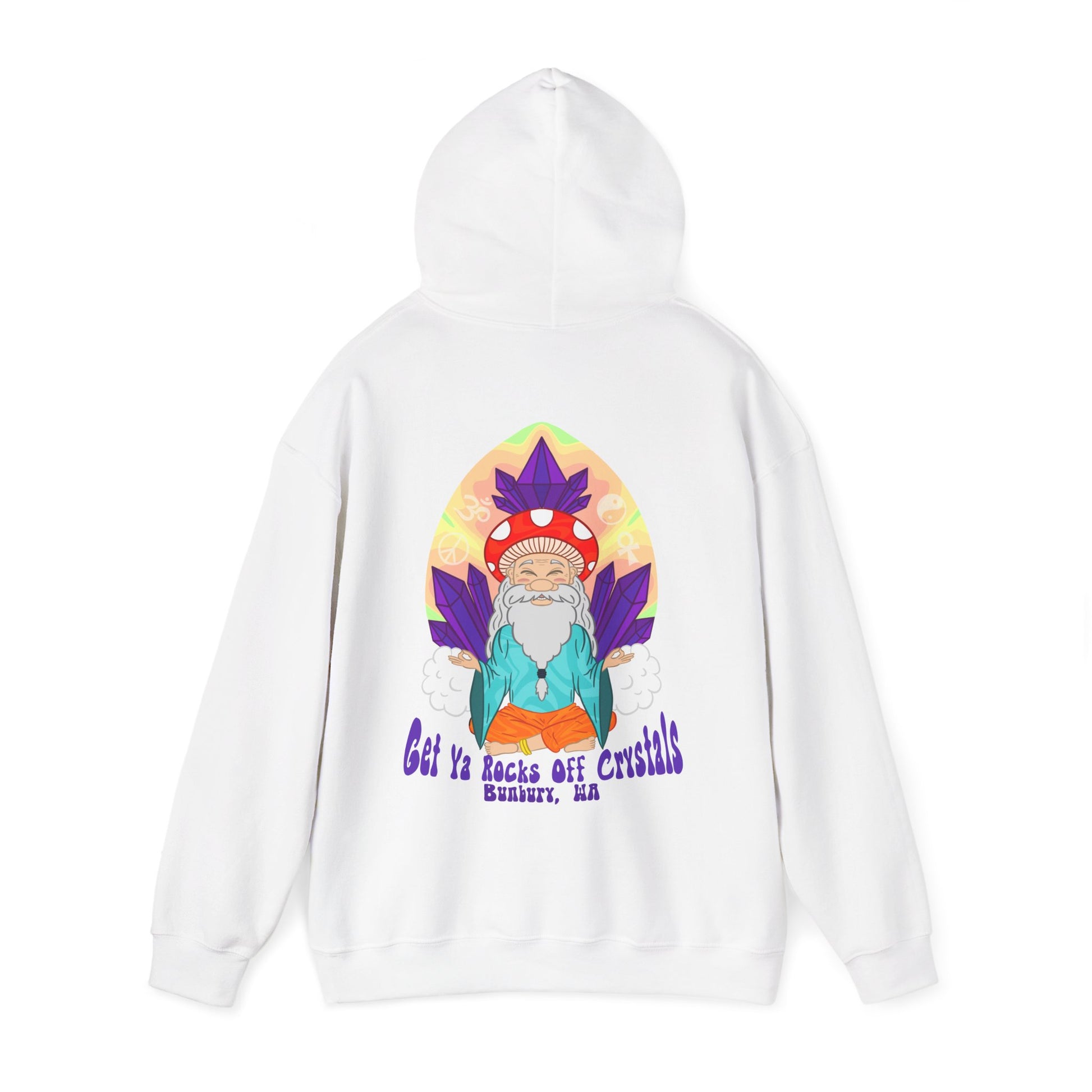 Crystal Goblin Hoodie | Unisex Sweatshirt "Get Ya Rocks Off Crystals" Design