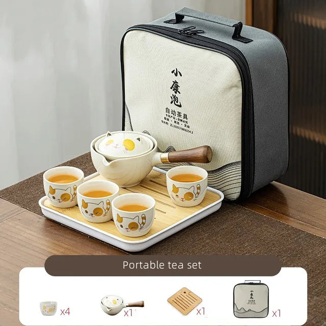 Chinese Kung Fu Tea set  - Travel Tea set Ceramic