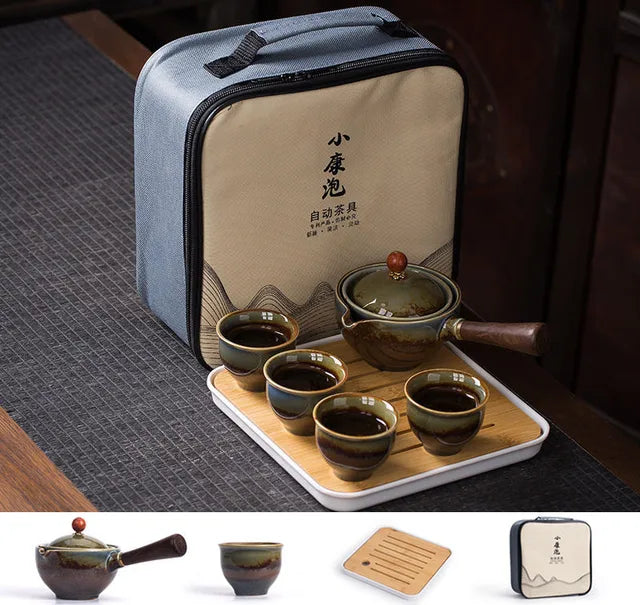 Chinese Kung Fu Tea set  - Travel Tea set Ceramic