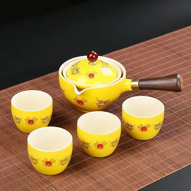 Chinese Kung Fu Tea set  - Travel Tea set Ceramic