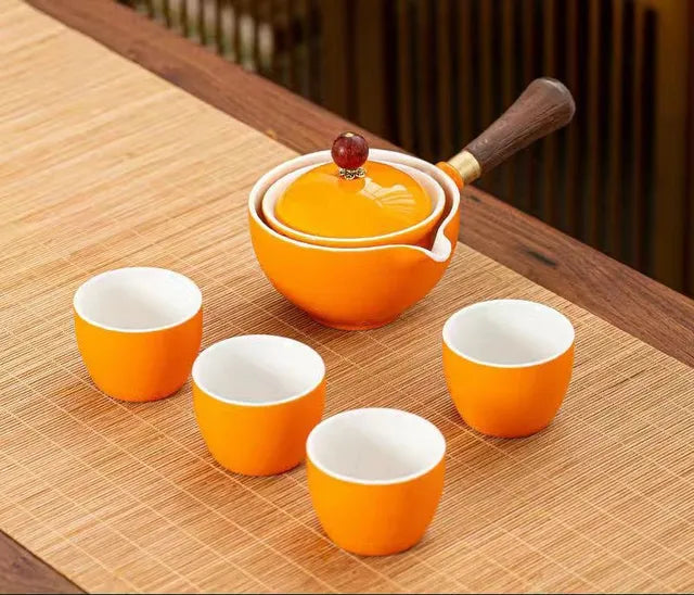 Chinese Kung Fu Tea set  - Travel Tea set Ceramic