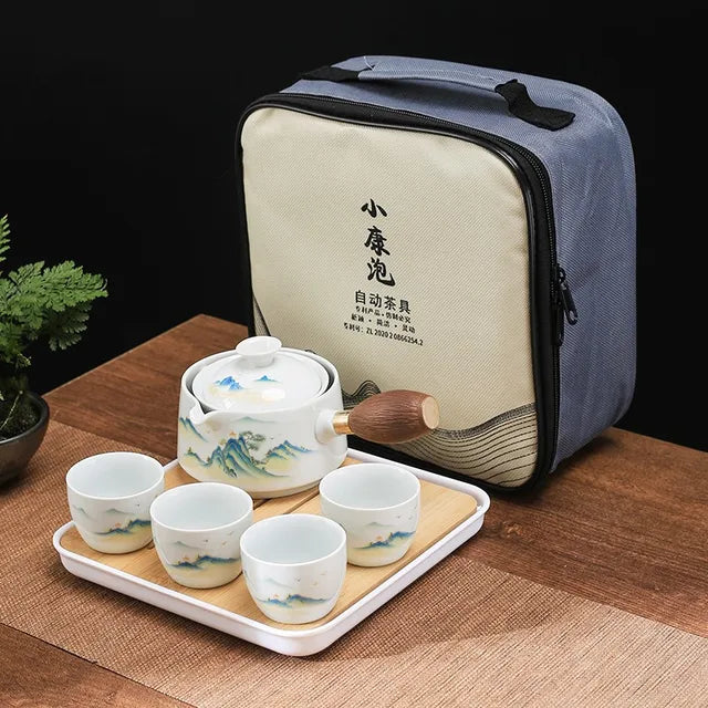 Chinese Kung Fu Tea set  - Travel Tea set Ceramic