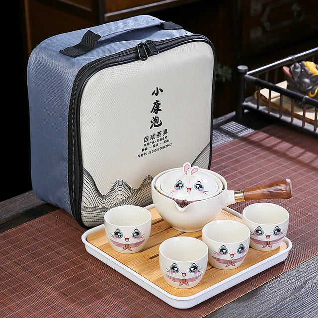 Chinese Kung Fu Tea set  - Travel Tea set Ceramic