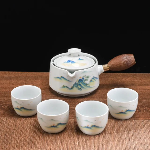 Chinese Kung Fu Tea set  - Travel Tea set Ceramic