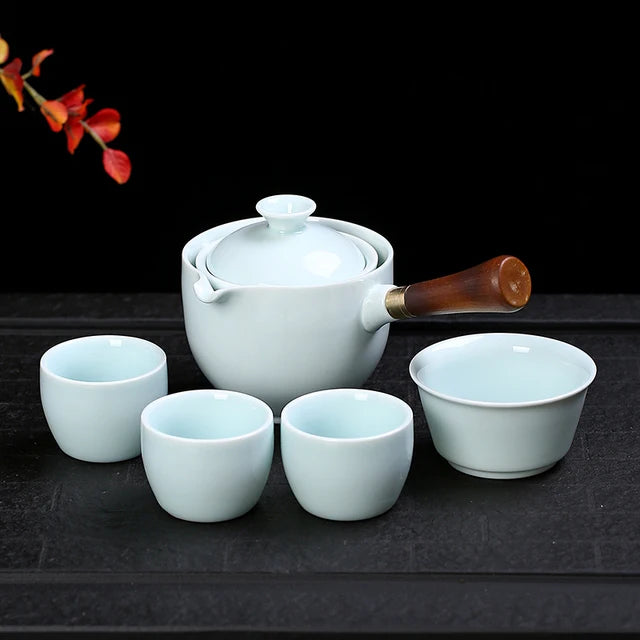 Chinese Kung Fu Tea set  - Travel Tea set Ceramic