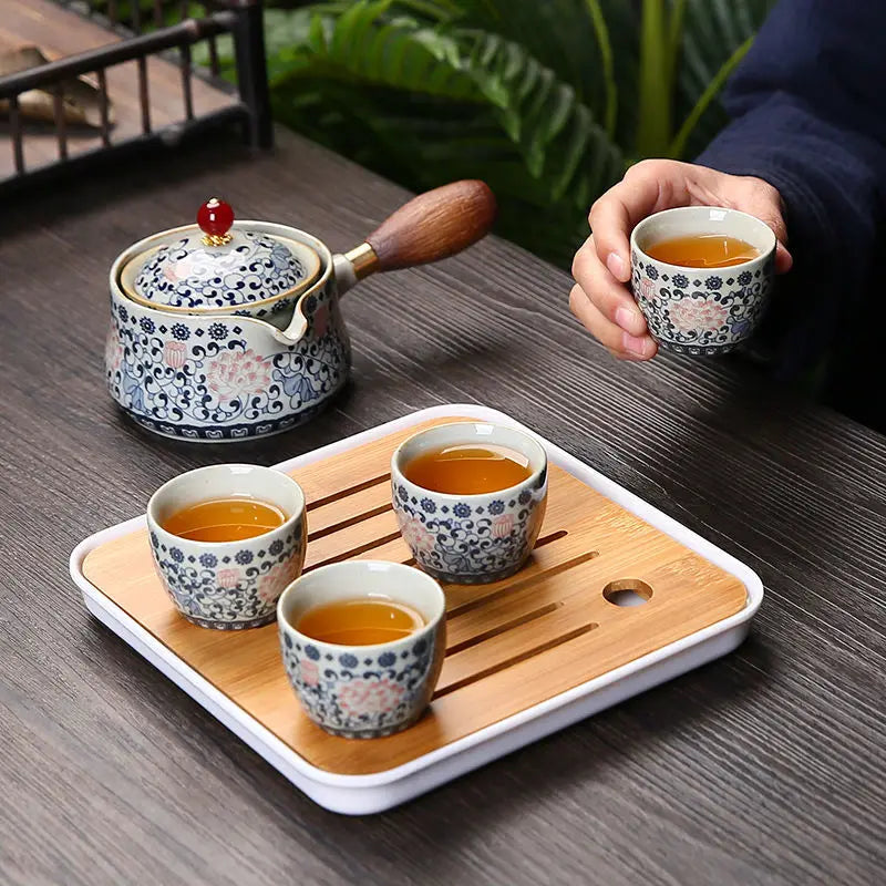 Chinese Kung Fu Tea set  - Travel Tea set Ceramic