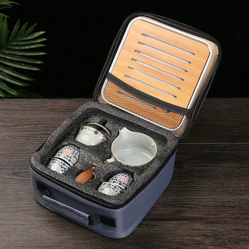 Chinese Kung Fu Tea set  - Travel Tea set Ceramic