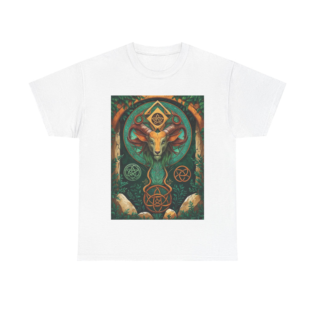 Mystical Graphic Tee, Unisex Heavy Cotton Tee, Bohemian Style Shirt, Gift for Spirituality, Witchy Fashion, Crystal Lover T-Shirt