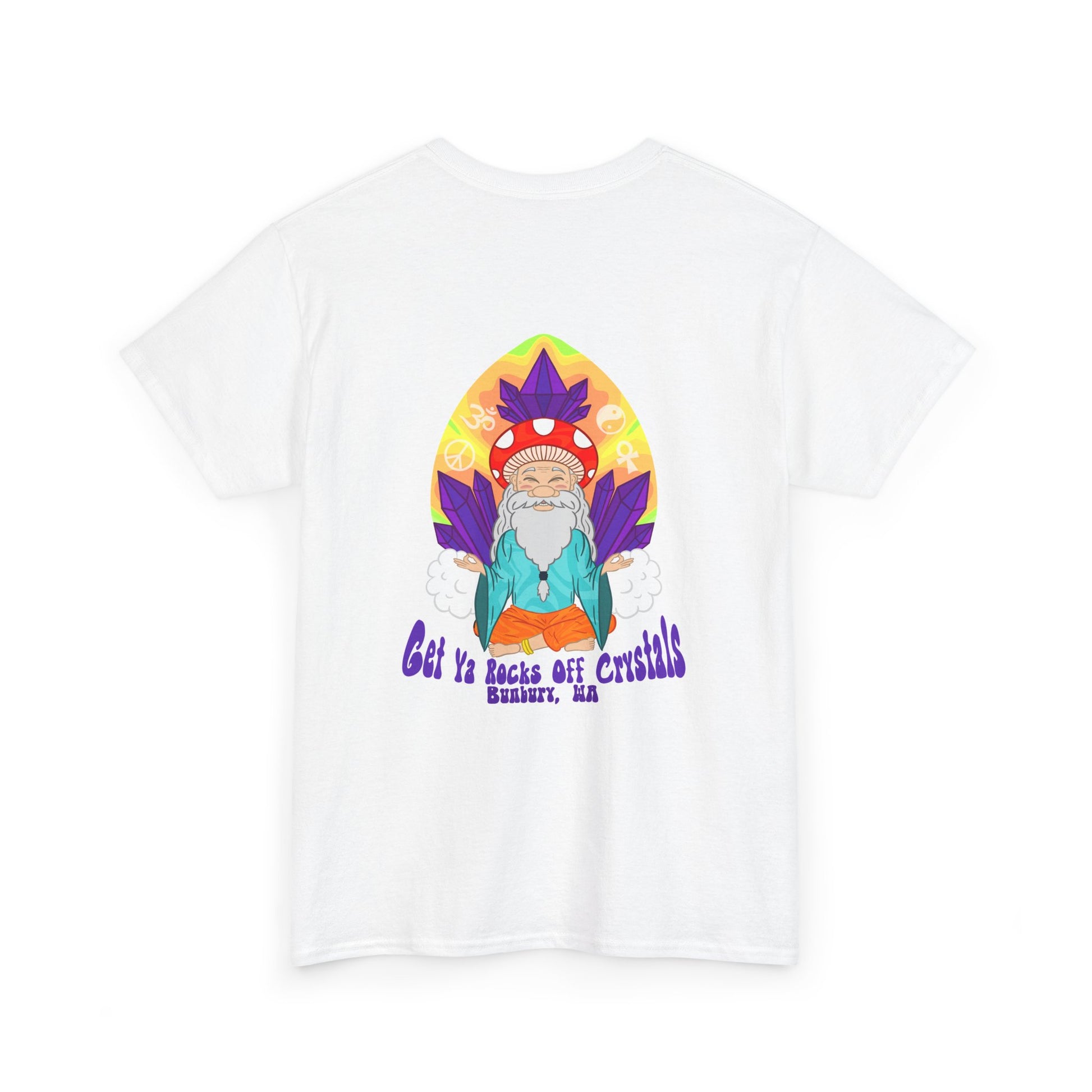 Bohemian Garden Tee - Sun and Moon Design, Spiritual Gift, Festival Wear, Unisex Cotton T-Shirt, Meditation Top, Nature Lover's Style
