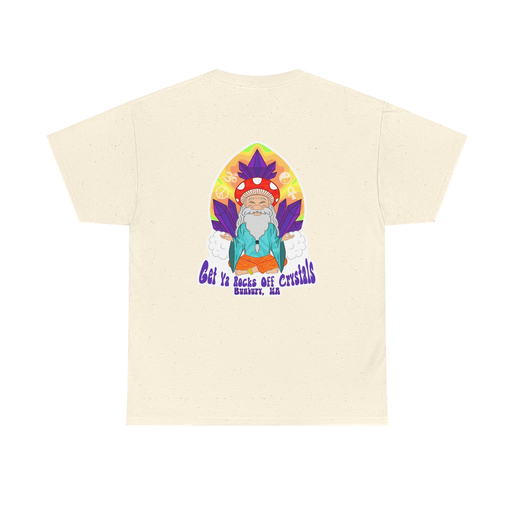 Bohemian Garden Tee - Sun and Moon Design, Spiritual Gift, Festival Wear, Unisex Cotton T-Shirt, Meditation Top, Nature Lover's Style