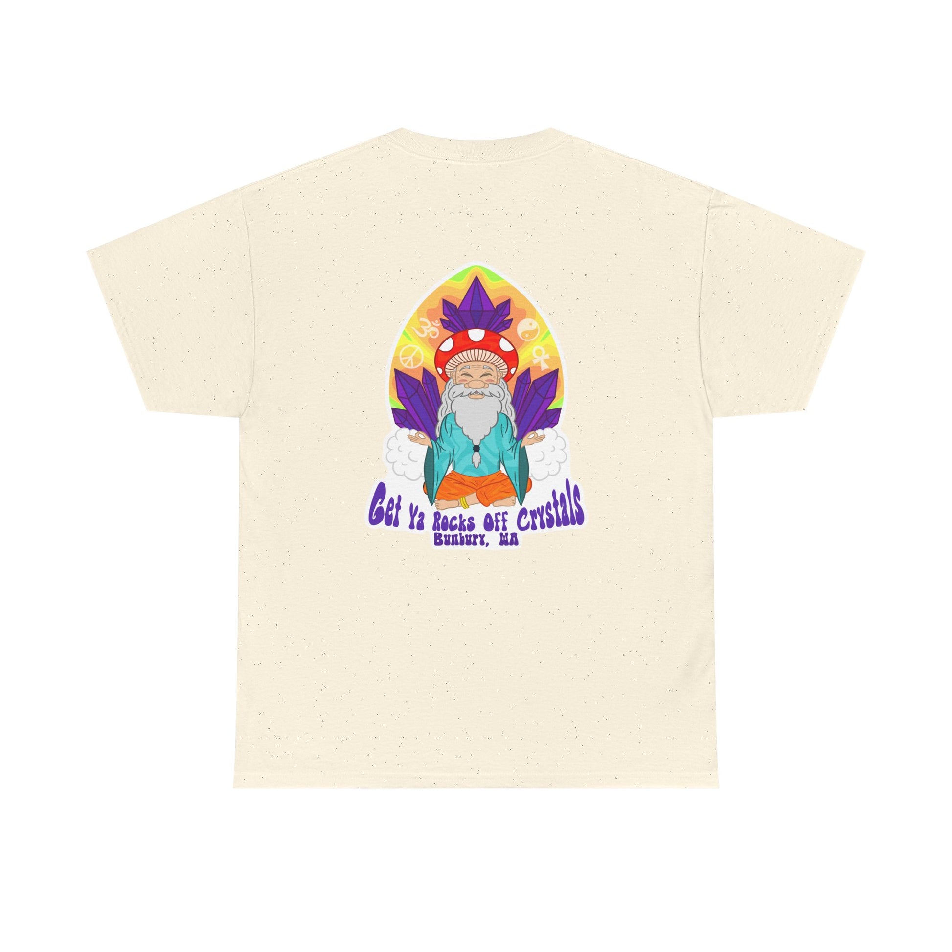 Bohemian Garden Tee - Sun and Moon Design, Spiritual Gift, Festival Wear, Unisex Cotton T-Shirt, Meditation Top, Nature Lover's Style