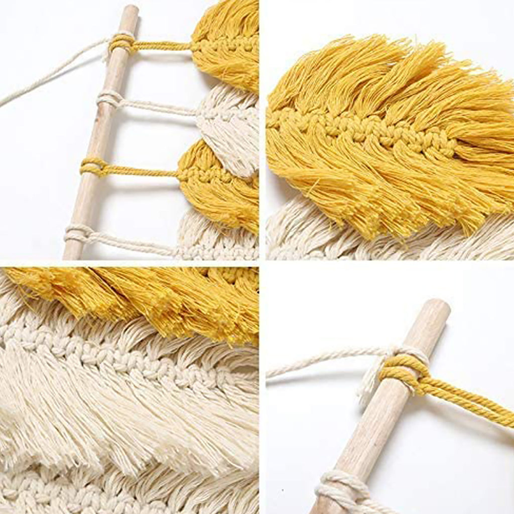 Macrame - Feather inspired wall hanging