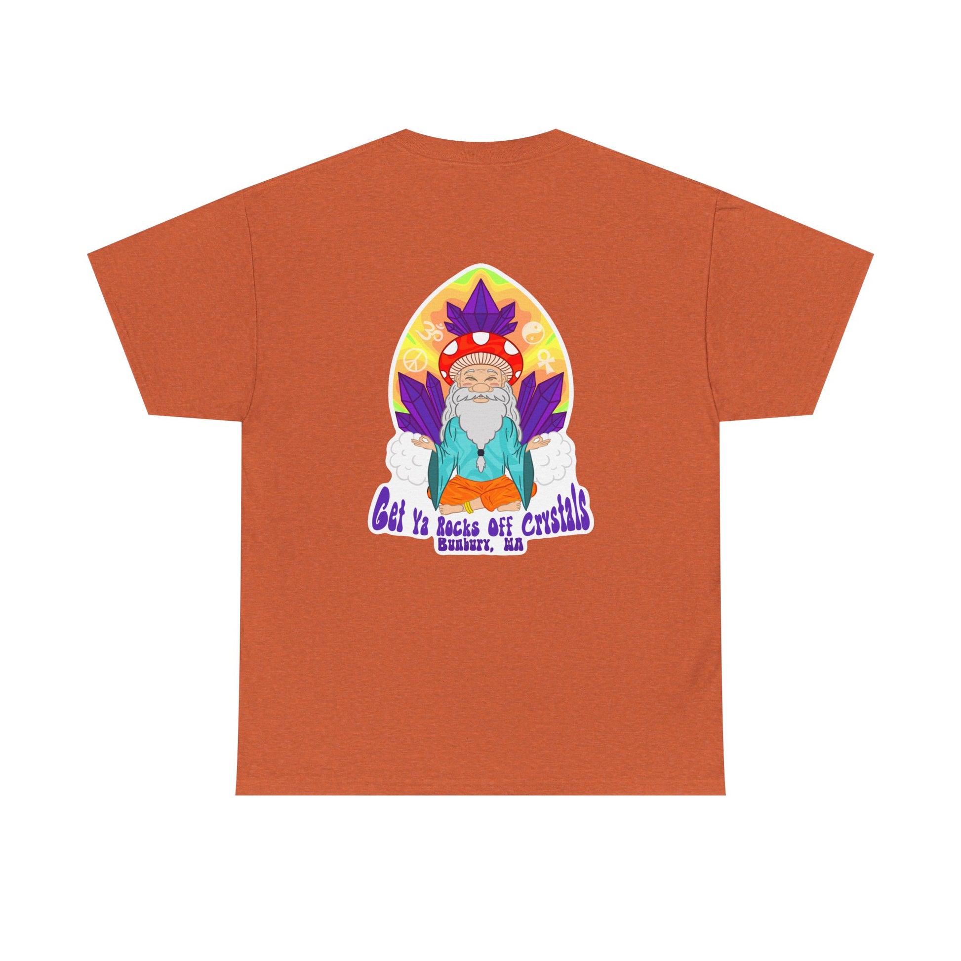 Bohemian Garden Tee - Sun and Moon Design, Spiritual Gift, Festival Wear, Unisex Cotton T-Shirt, Meditation Top, Nature Lover's Style