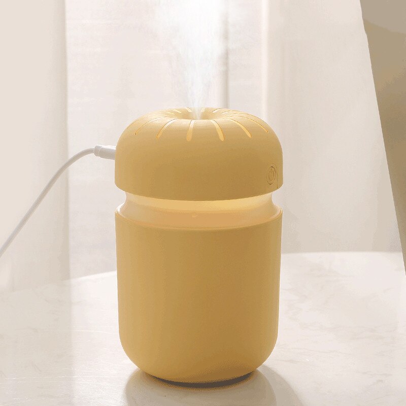 Ultrasonic Air Humidifier - Essential Oil Diffuser - 300ml USB