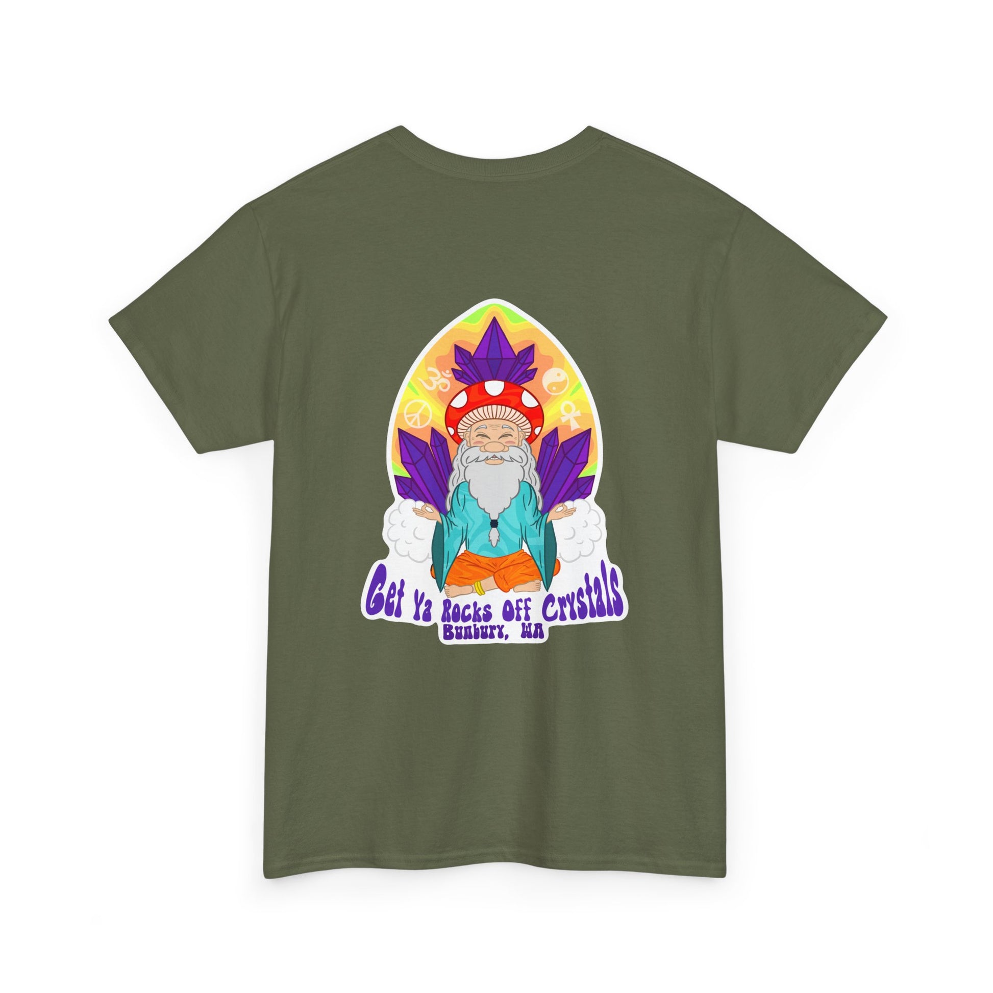 Mystical Art Unisex Heavy Cotton Tee, Trendy T-Shirt, Spiritual Vibes Tee, Gifting for Holidays, Everyday Wear