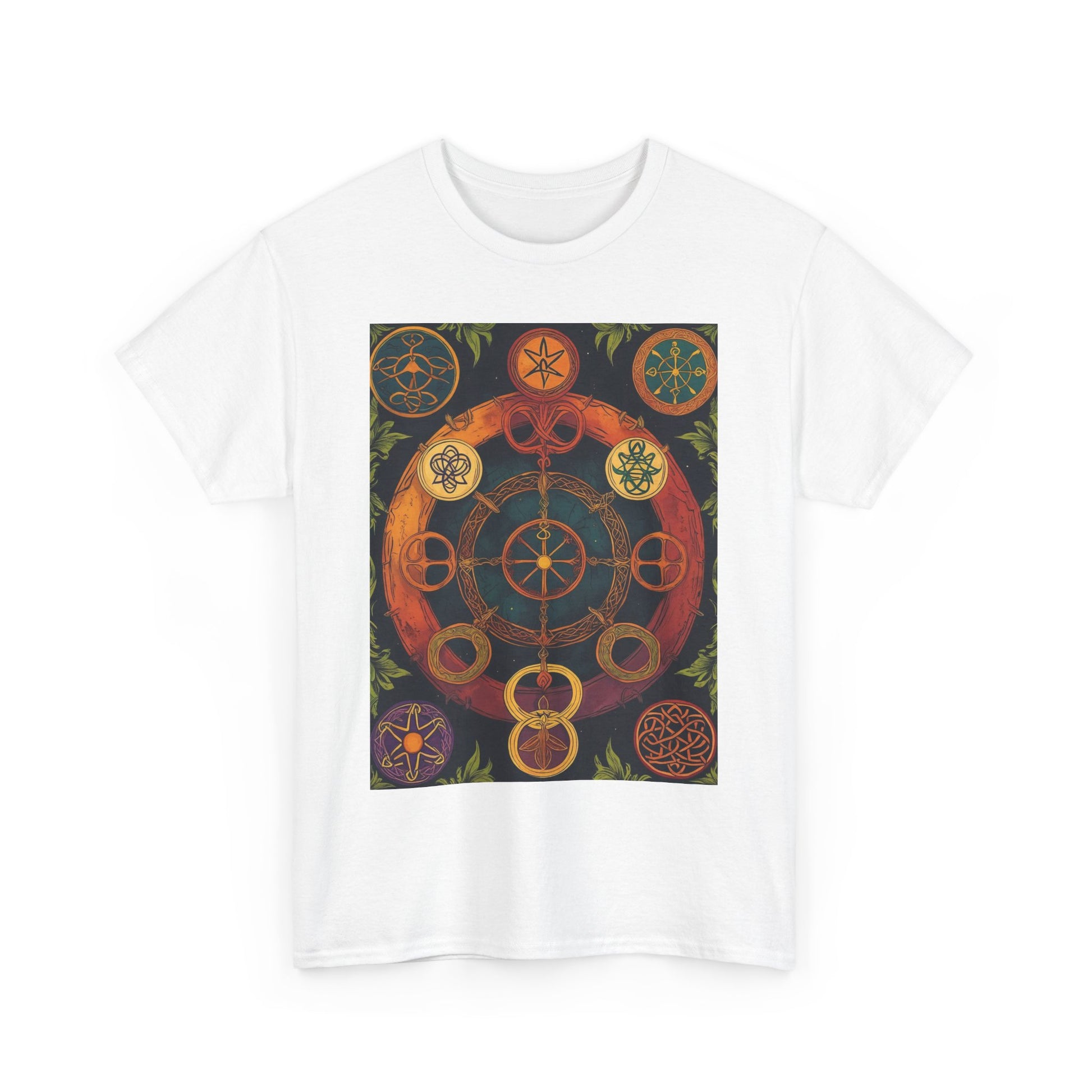 Pagan Symbology Graphic Tee - GYROC Custom Unisex