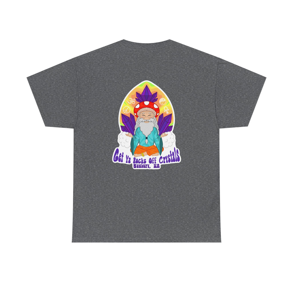 Mystical Graphic Tee, Unisex Heavy Cotton Tee, Bohemian Style Shirt, Gift for Spirituality, Witchy Fashion, Crystal Lover T-Shirt