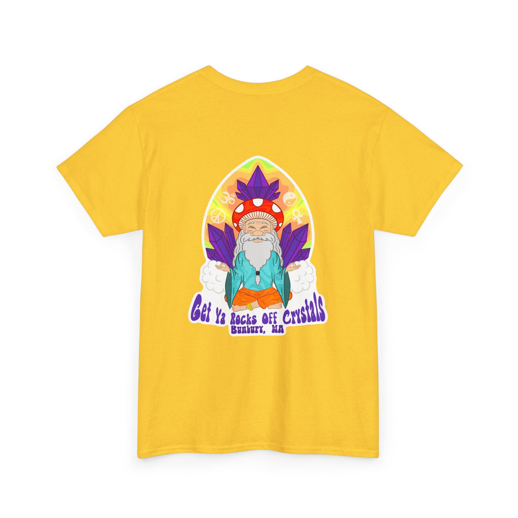 Bohemian Garden Tee - Sun and Moon Design, Spiritual Gift, Festival Wear, Unisex Cotton T-Shirt, Meditation Top, Nature Lover's Style