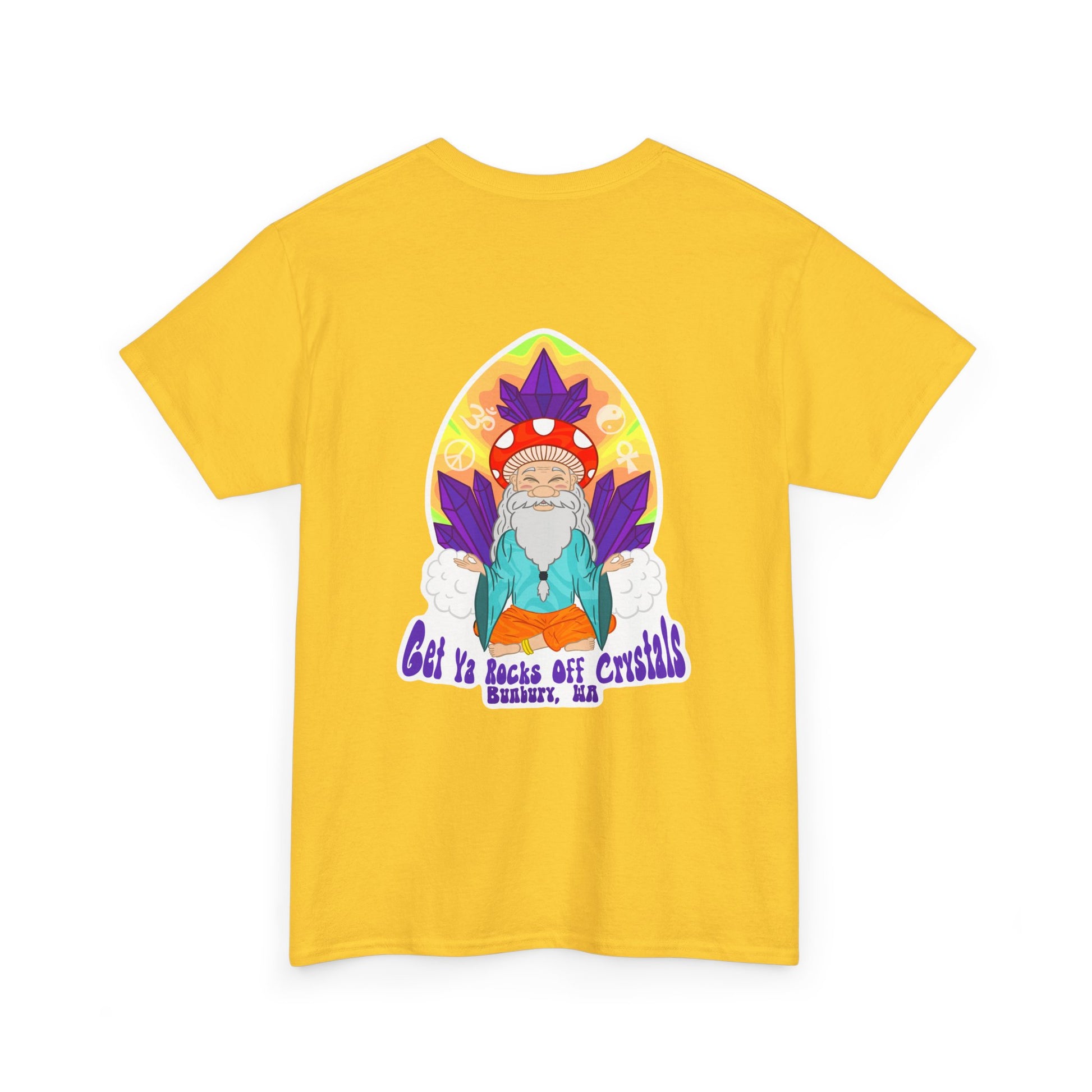 Bohemian Garden Tee - Sun and Moon Design, Spiritual Gift, Festival Wear, Unisex Cotton T-Shirt, Meditation Top, Nature Lover's Style
