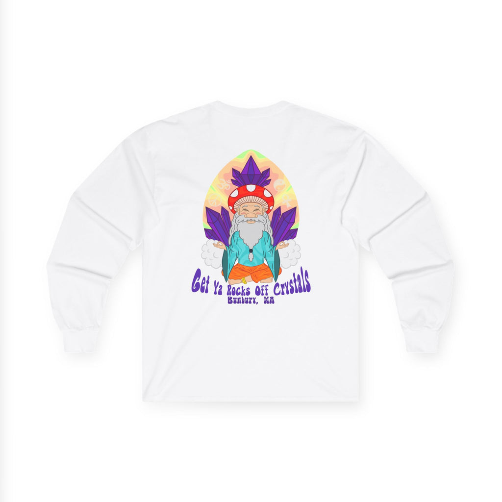 Crystal Shop Bunbury Long Sleeve Tee, - Get Ya Rocks Off Crystals, Unisex Cotton Shirt, Crystal Shop Merch, Unisex Long Sleeve