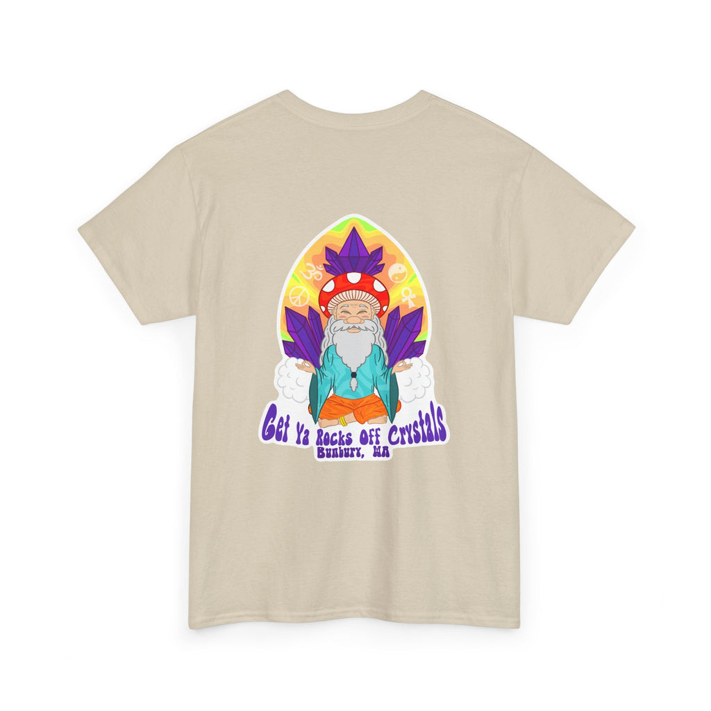 Bohemian Garden Tee - Sun and Moon Design, Spiritual Gift, Festival Wear, Unisex Cotton T-Shirt, Meditation Top, Nature Lover's Style