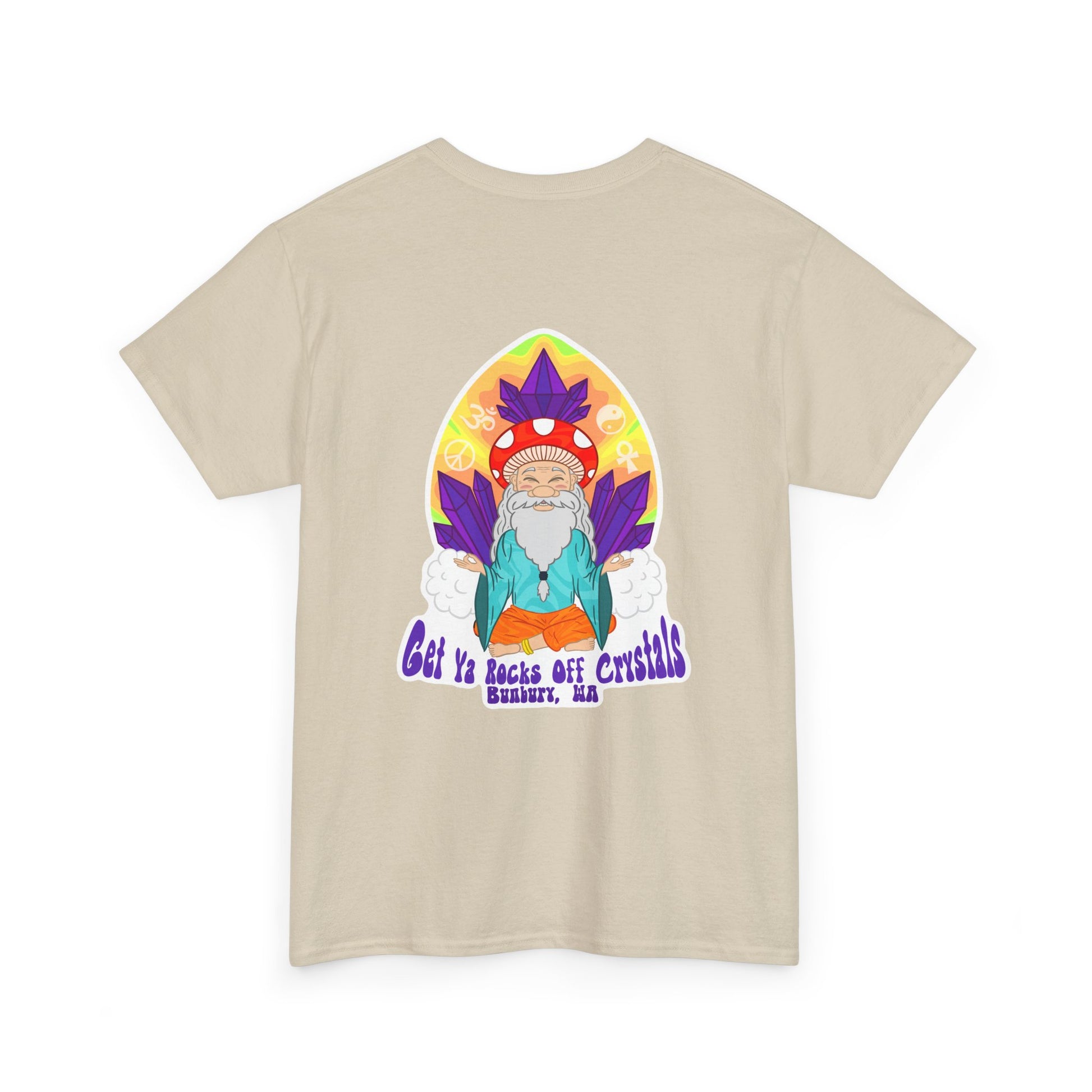 Bohemian Garden Tee - Sun and Moon Design, Spiritual Gift, Festival Wear, Unisex Cotton T-Shirt, Meditation Top, Nature Lover's Style
