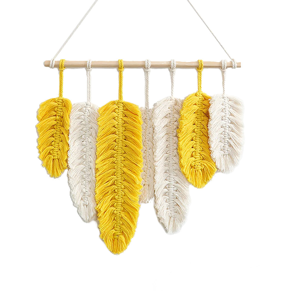 Macrame - Feather inspired wall hanging