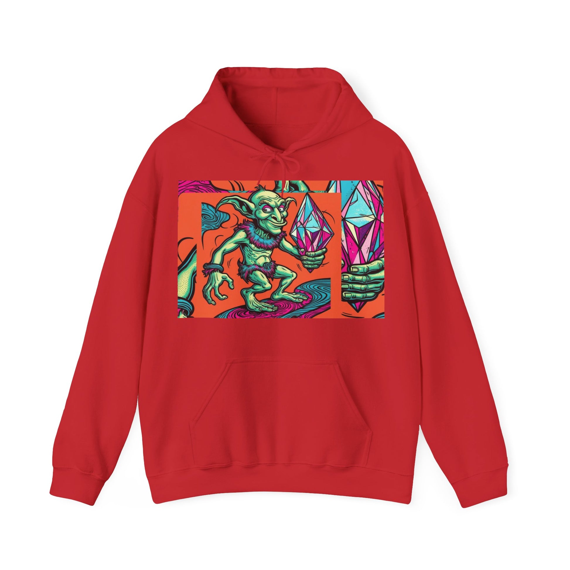 Crystal Goblin Hoodie | Unisex Sweatshirt "Get Ya Rocks Off Crystals" Design